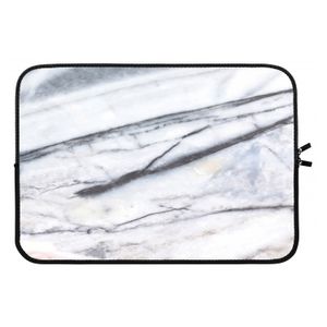 Gestreepte marmer: Laptop sleeve 13 inch