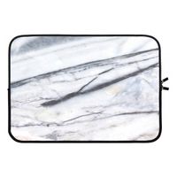Gestreepte marmer: Laptop sleeve 13 inch