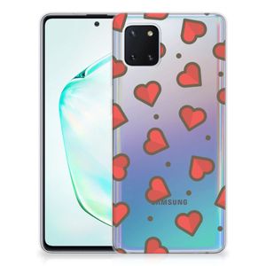 Samsung Galaxy Note 10 Lite TPU bumper Hearts