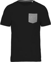 Kariban K375 T-shirt BIO-katoen met borstzakje - thumbnail