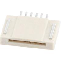 Molex 512810694 FFC/FPC-aansluiting Totaal aantal polen: 6 Rastermaat: 0.5 mm Inhoud: 1 stuk(s) Tape on Full reel