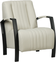 Crème leren industriële stalen fauteuil Glamour - Toledo Leer Nebbia (crème leer) Crème leren industriële stalen fauteuil Glamour - Toledo Leer Nebbia (crème leer)