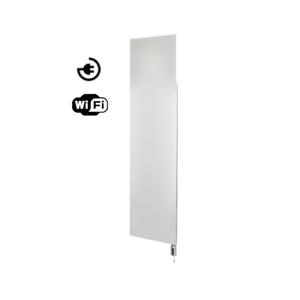 Radiator Sanicare Denso Met WiFi 180 x 40 cm Mat Wit Met Thermostaat Chroom Linksonder