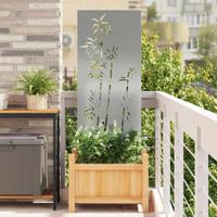 Tuin Privacy Screen Zilver 50 x 140 cm Gegalvaniseerd staal
