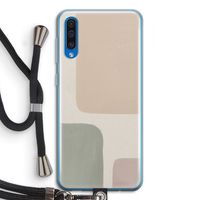 Geo #7: Samsung Galaxy A50 Transparant Hoesje met koord
