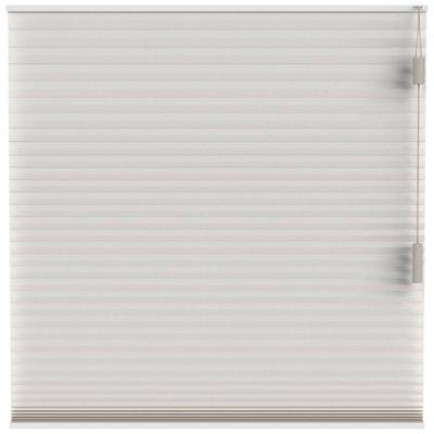 Leen Bakker - Fenstr Plisségordijn Chicago Dubbel 25mm Lichtdoorlatend - (25005) - Polyester - Crème - 120x10x10 Cm
