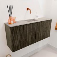Toiletmeubel Mondiaz Joya Dlux | 90 cm | Meubelkleur Shadow | Faye wastafel Glace Wasbak Midden | Zonder kraangat(en) Toiletmeubel Mondiaz Joya Dlux | 90 cm | Meubelkleur Shadow | Faye wastafel Glace Wasbak Midden | Zonder kraangat(en)
