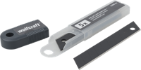 Wolfcraft abbrechklingen | 18mm | pro-sharp zwart | 5 stuks - 4208000