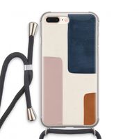 Geo #5: iPhone 8 Plus Transparant Hoesje met koord