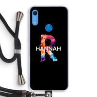 Abstract Spectrum: Huawei Y6s Transparant Hoesje met koord