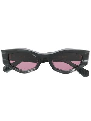 VALENTINO GARAVANI EYEWEAR lunettes de soleil à ornements Rockstud - Noir