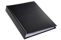 Showmap rillstab a4 10 kanaals 100 tassen zwart