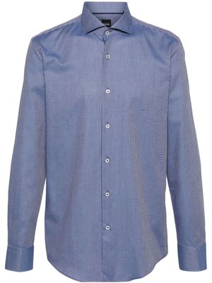 BOSS chemise à motif géométrique - Bleu