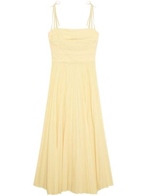 Simkhai robe Caroline à coupe mi-longue - Jaune