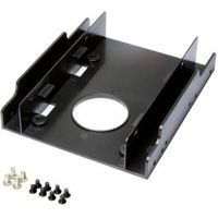 LogiLink AD0010 drive bay panel 2x 3,5" Bezelplaat Zwart - thumbnail