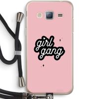 Girl Gang: Samsung Galaxy J3 (2016) Transparant Hoesje met koord