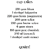 Cup Cakes - Muursticker