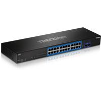 Trendnet TEG-30262 v1.0R Gigabit Ethernet (10/100/1000) 1U Zwart - thumbnail