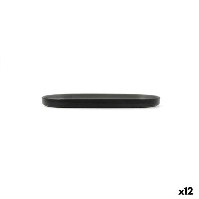 Snackdienblad Bidasoa Gio Grijs Plastic 23 x 10 cm (12 Stuks)
