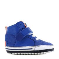 Shoesme BP21S018-B hoge leren babysneakers blauw - thumbnail