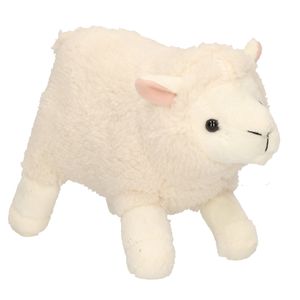 Pluche schaap knuffel 19 cm boerderij dieren