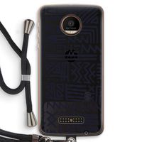 Marrakech print: Motorola Moto Z Force Transparant Hoesje met koord