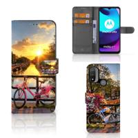 Motorola Moto E20 | E30 | E40 | Flip Cover | Amsterdamse Grachten