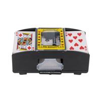 Kaartenschudmachine - 2 stapels spelkaarten - op batterijen - 21 x 11 cm
