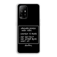 Mijn Motto's: Oppo A95 5G Transparant Hoesje