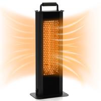 1200W Terrasverwarmer Draagbare Dubbelzijdige Elektrische Verwarmer Waterdicht Aluminium Bescherming Tegen Omvallen en Oververhitting