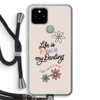 Tough Life: Pixel 5 Transparant Hoesje met koord