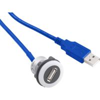 TRU COMPONENTS USB-12-BK USB-inbouwbus 3.0 Inhoud: 1 stuk(s)