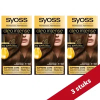 Syoss Oleo Intense 4-60 Goudbruin - Voordeelverpakking - 3 stuks