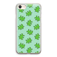 Groene blaadjes: iPhone 8 Transparant Hoesje