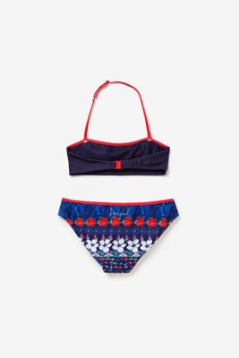 Bandeau-bikini met vissen Caleidos - BLUE - XL