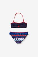 Bandeau-bikini met vissen Caleidos - BLUE - M