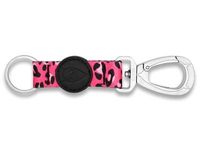 Morso key cord sleutelhanger gerecycled bubble leo roze (L)