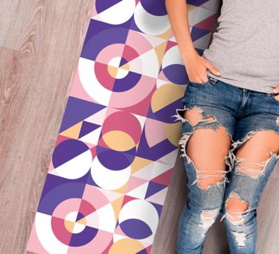 Moderne vinyl tapijt Abstracte figuren geometrische kunst