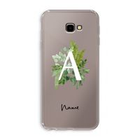Green Brush: Samsung Galaxy J4 Plus Transparant Hoesje