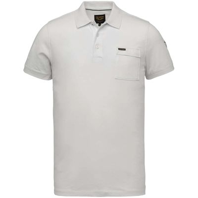 Short sleeve polo stretch jersey bright white Short sleeve polo stretch jersey bright white