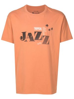 Osklen t-shirt à imprimé graphique - Marron