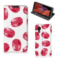 Samsung Galaxy Xcover 5 | Flip Style Cover | Pink Macarons