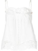 ZIMMERMANN August broderie-anglaise linen top - Blanc