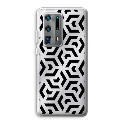 Crazy pattern: Huawei P40 Pro Plus Transparant Hoesje