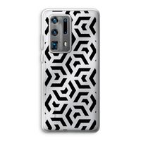 Crazy pattern: Huawei P40 Pro Plus Transparant Hoesje Crazy pattern: Huawei P40 Pro Plus Transparant Hoesje