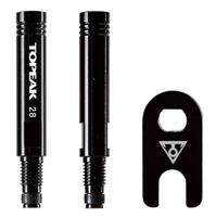 Topeak ventiel verlenger set frans 28mm