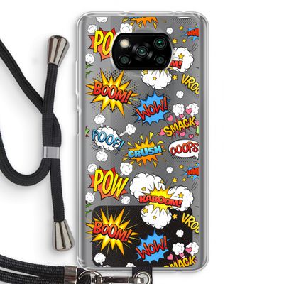 Pow Smack: Xiaomi Poco X3 Pro Transparant Hoesje met koord