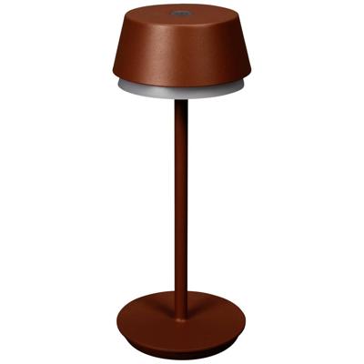 Konstsmide 7830-960 Lyon LED-accutafellamp 2.5 W Warmwit, RGB Terracotta