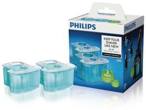 Philips Set van 2 schoonmaakcartridges met dubbelfiltersysteem