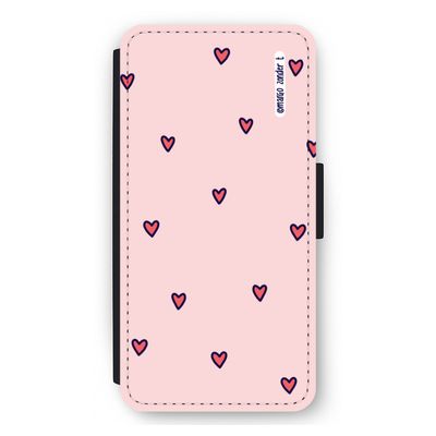 Hartjes: iPhone 12 Pro Max Flip Hoesje